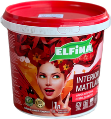 Фарба інтер'єрна Interior ТМ ELFINA Матлатекс 1,4