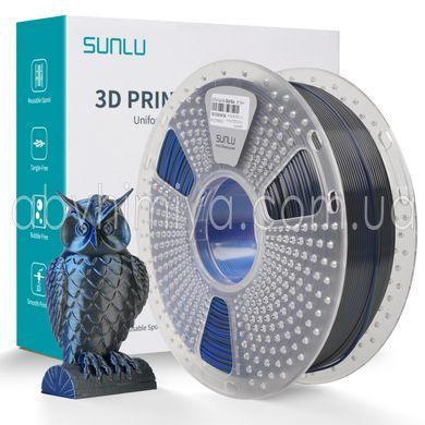 Silk PLA+ Dual Color Black Blue 1 кг - Два цвета черно-синий пластик/филамент для 3D-принтера SUNLU Filament 1.75mm 1KG С000311 фото АБВ Химия