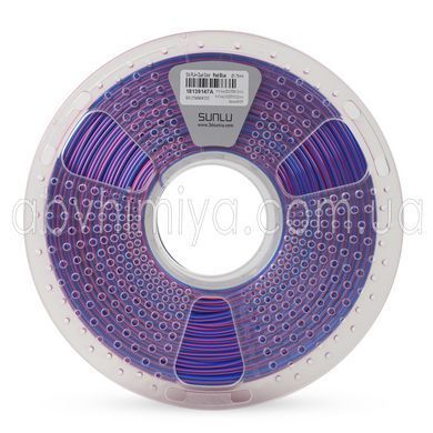 Silk PLA+ Dual Color Red Blue 1 кг - Два цвета красно-синий пластик/филамент для 3D-принтера SUNLU Filament 1.75mm 1KG С000312 фото АБВ Химия