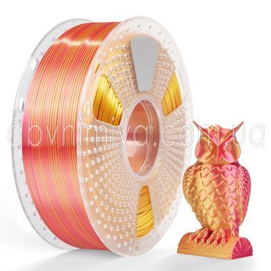 Silk PLA+ Dual Color Red Gold 1 кг - Два цвета красно-золотой пластик/филамент для 3D-принтера SUNLU Filament 1.75mm 1KG С000313 фото АБВ Химия