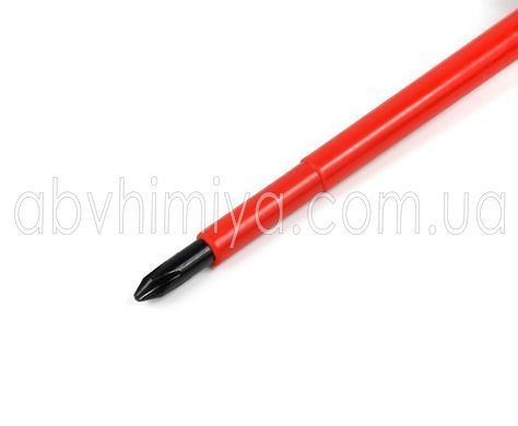 51-025 Викрутка діелектрична хрестова РН2х100мм 12/240 51-025 фото АБВ Хімія