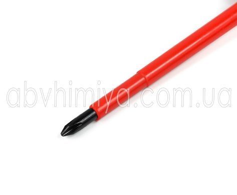 51-026 Викрутка діелектрична хрестова РН0х75мм 12/300 51-026 фото АБВ Хімія