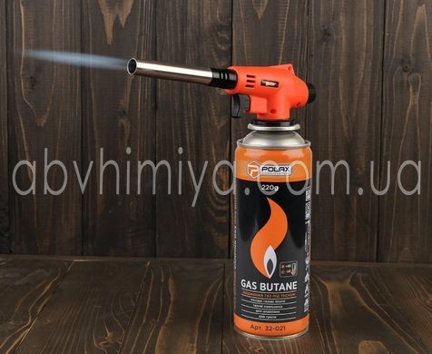 32-029 Газовий пальник,1,3 kW,1300 &deg;C з металічним соплом та п'єзопідпалом 10/100 32-029 фото АБВ Хімія