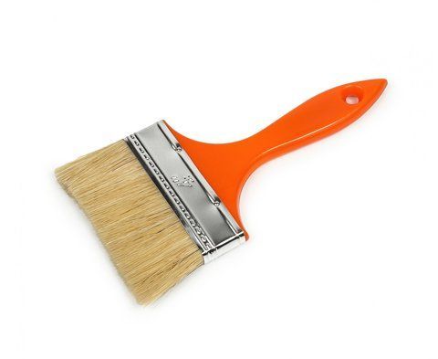 05-007 Кисточка флейцевая "Эко" 4", пластиковая ручка Polax 05-007 фото АБВ Химия
