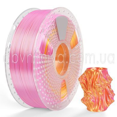 PLA + Silk Dual Color Pink Gold 1 кг - два цвета розовый золотой пластик/филамент для 3D-принтера SUNLU Filament 1.75mm 1KG С000302 фото АБВ Химия