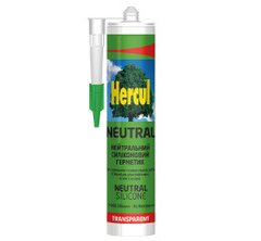 HERCUL NEUTR - Нейтральний силіконовий герметик Прозорий