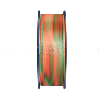 SUNLU PLA + Silk Tri Color Orange Blue Green Оранжевый Синий Зеленый трехцветный - пластик/филамент для 3D-принтера Filament 1.75mm 1KG С0003012 фото АБВ Химия