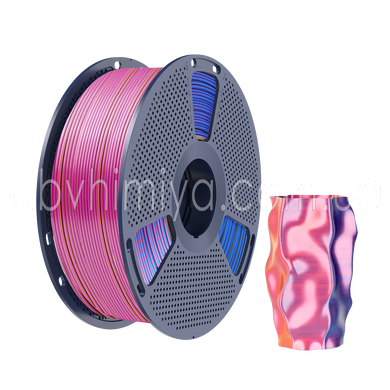 SUNLU PLA + Silk Tri Color Red Yellow Blue Красный Желтый Синий трехцветный - пластик/филамент для 3D-принтера Filament 1.75mm 1KG С0003013 фото АБВ Химия