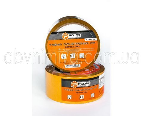 101-002 Полипропилен двусторонняя лента 50мм*10м 101-002 фото АБВ Химия