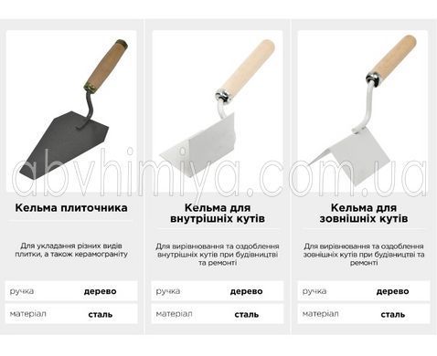 100-431 Кельма для внутренних углов Polax 100-431 фото АБВ Химия