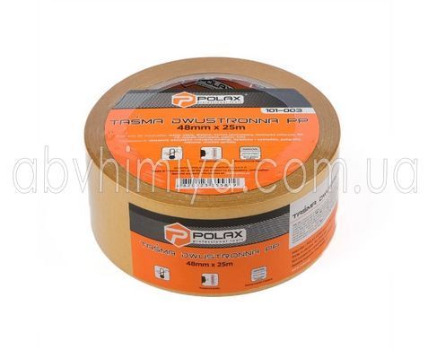 101-003 Полипропилен двусторонняя лента 50мм*25м 101-003 фото АБВ Химия