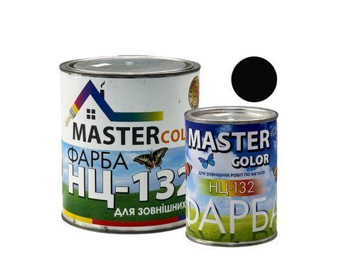КРАСКА НЦ-132 1л черная Master Color 005312 фото АБВ Химия