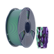 SUNLU PLA + Silk Dual Color Green Purple &ndash; два цвета зелено-фиолетовый пластик/филамент для 3D-принтера Filament 1.75 мм 1 кг С0003023 фото 2/5