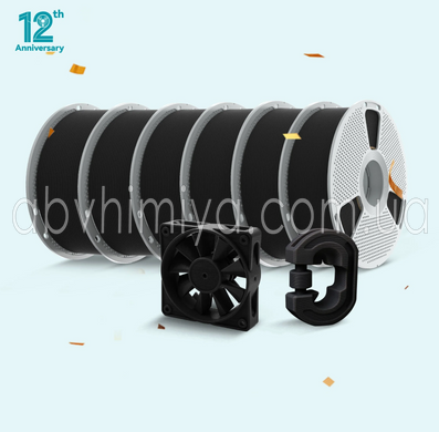Sunlu Філамент Nylon-6 Carbon PA6-CF Black/Чорний, 1кг