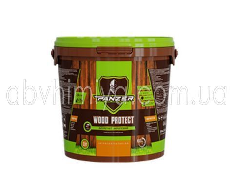 Импрегнат акриловый усиленный воском Бесцветный 0.75л WOOD PROTECT ТМ PANZER 008014 фото АБВ Химия