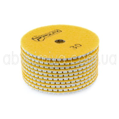 54-195 Диск шлифовальный на липучке 100 мм, N&ordm;30 (ракушка) 10/400 54-195 фото АБВ Химия