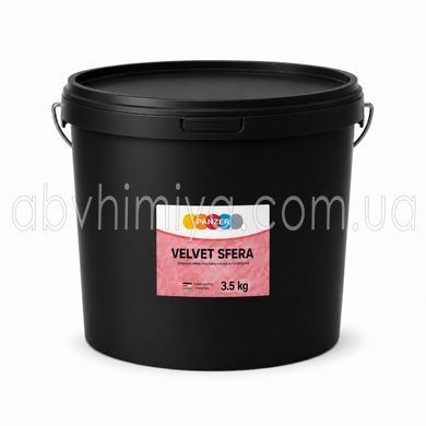 Декоративна перламутрова штукатурка Velvet Sfera 3.5 кг ТМ PANZER 008990 фото АБВ Хімія