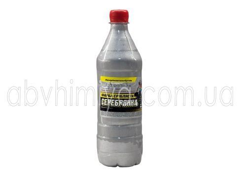 Фарба срібна "Сріблянка" 0,9л/670гр ТМ ЗАБХ 005135 фото АБВ Хімія