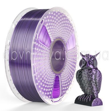 PLA + Silk Dual Color Black Purple 1 кг - два цвета черно-фиолетовый пластик/филамент для 3D-принтера SUNLU Filament 1.75mm 1KG С000303 фото АБВ Химия
