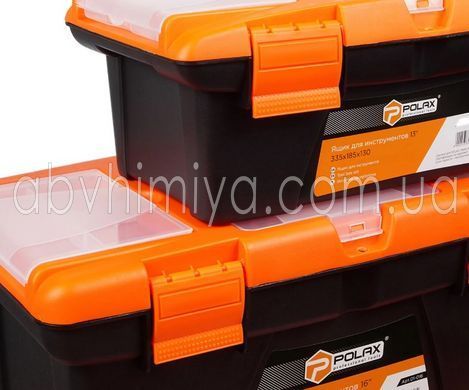 01-0177 Ящик для инструментов с пластиковым замком: 19"(480х250х230) Polax 01-0177 фото АБВ Химия