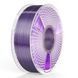 PLA + Silk Dual Color Black Purple 1 кг - два цвета черно-фиолетовый пластик/филамент для 3D-принтера SUNLU Filament 1.75mm 1KG С000303 фото 2/6
