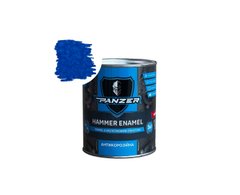 Емаль 3в1 HAMMER ENAMEL з молотковим ефектом PANZER блакитна 0.75