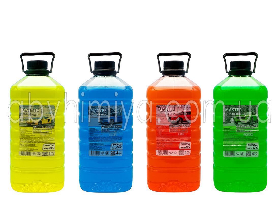 Зимний стеклоомыватель -20 (4 л) Мaster cleaner – купить за 102