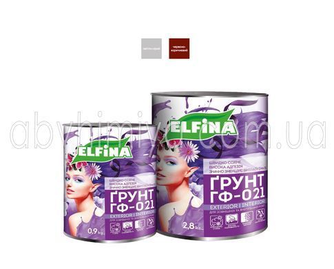 Грунт ГФ 21 ТМ "ELFINA" З007000 фото АБВ Хімія