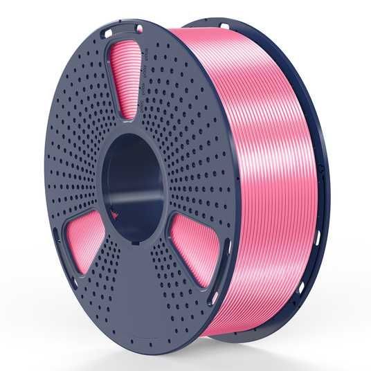 Silk PLA+ Pink 1 кг - Рожевий пластик/філамент для 3D-принтера